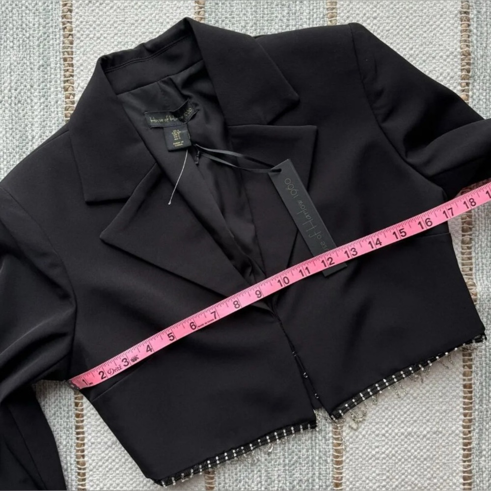NWT House of Harlow Rhinestone blazer set - Picture 6 of 10